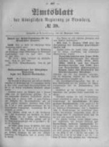 Amtsblatt der Königlichen Preussischen Regierung zu Bromberg. 1895.09.26 No.39