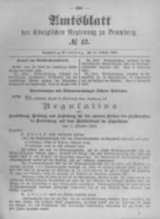 Amtsblatt der Königlichen Preussischen Regierung zu Bromberg. 1895.10.17 No.42