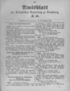 Amtsblatt der Königlichen Preussischen Regierung zu Bromberg. 1895.11.14 No.46