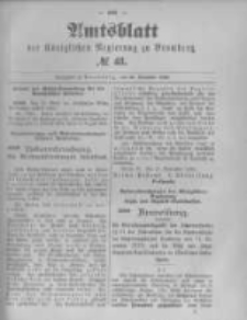 Amtsblatt der Königlichen Preussischen Regierung zu Bromberg. 1895.11.28 No.48