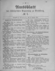 Amtsblatt der Königlichen Preussischen Regierung zu Bromberg. 1892.02.18 No.7