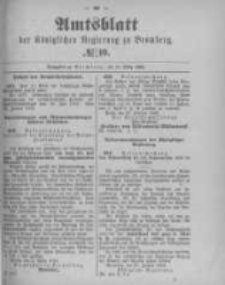 Amtsblatt der Königlichen Preussischen Regierung zu Bromberg. 1892.03.10 No.10