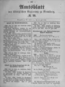 Amtsblatt der Königlichen Preussischen Regierung zu Bromberg. 1892.07.14 No.28