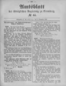 Amtsblatt der Königlichen Preussischen Regierung zu Bromberg. 1892.11.03 No.44