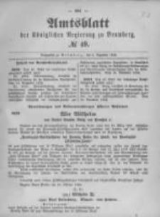 Amtsblatt der K&ouml;niglichen Preussischen Regierung zu Bromberg. 1892.12.08 No.49