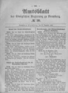Amtsblatt der K&ouml;niglichen Preussischen Regierung zu Bromberg. 1892.12.15 No.50