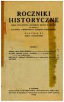 Karty tytułowe R. VI, z. 1, 1930