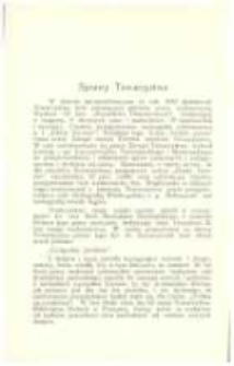 Sprawy Towarzystwa
