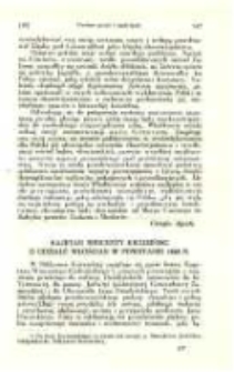 Kajetan Wincenty Kielisiński o udziale włościan w powstaniu 1848 r.