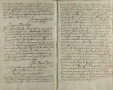 List Christofa Zborowskiego do biskupa wrocławskiego [Andrzeja Jerina], z przedmieścia Opola 03.11.1593