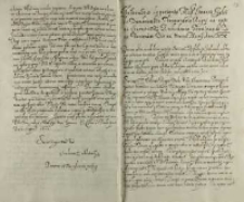 Instructio legationis mag. Joanni Firlei de Dambrouica thesaurario Regni ad nuptias serenissmi archiducis Ferdinandi data Varsouiae die XX mensis Marty Anno MDC Warszawa 20.03.1600
