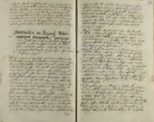 Instructia na seymik woiewodztwa Posnańskiego particularny srzedzki X. Andrzeiowi Opalińskiemu proboszczowi plockiemu na dzien [12.01] w roku MDC dana w Niepolomicach [20.11] MDXCIX i zarazem do Koła na seymik generalny na dzien [26.01] 1600