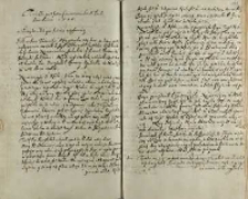 Feria 2-da post festum Conuersionis Sancti Pauli Anno Domini 1584 w poniedziallek quae fuit dies 28 Januarii [28.01.1585]