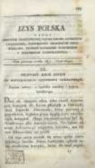 Izys Polska czyli Dziennik Umieiętności, Wynalazków, Kunsztów i Rękodzieł, Poświęcony Kraiowemu Przemysłowi, Tudzież Potrzebie Wieyskiego i Mieyskiego Gospodarstwa. 1823-1824 T.1 część 2