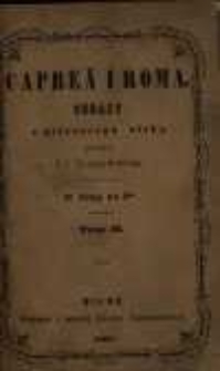 Capre&auml; i Roma: obrazy z pi&eacute;rwszego wieku: 4ry tomy we 2ch. T.2