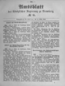 Amtsblatt der Königlichen Preussischen Regierung zu Bromberg. 1893.03.16 No.11