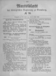 Amtsblatt der Königlichen Preussischen Regierung zu Bromberg. 1893.05.18 No.20