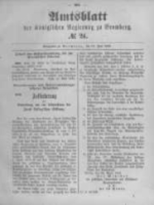 Amtsblatt der Königlichen Preussischen Regierung zu Bromberg. 1893.06.15 No.24