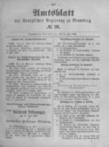 Amtsblatt der Königlichen Preussischen Regierung zu Bromberg. 1893.07.13 No.28