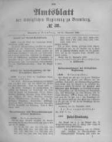 Amtsblatt der Königlichen Preussischen Regierung zu Bromberg. 1893.09.21 No.38