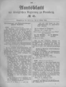 Amtsblatt der Königlichen Preussischen Regierung zu Bromberg. 1893.10.12 No.41