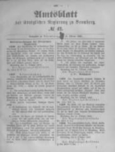 Amtsblatt der Königlichen Preussischen Regierung zu Bromberg. 1893.10.19 No.42