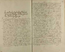 List xiędza [Andrzeja] Opalińskiego proboszcza na ten czas płockiego do pana Jana Firleia podskarbiego coronnego, Ciążyń 4.11.1607