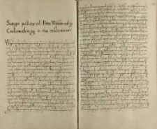 Scrypt podany od Pana Woiewody Cracowskiego in vim testamenti