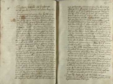 Historia ziazdu PP Krakowian na roki pro die 11 January w Krakowie Anno 1607
