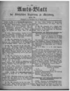 Amtsblatt der Königlichen Regierung zu Merseburg. 1896.08.08 stück 32