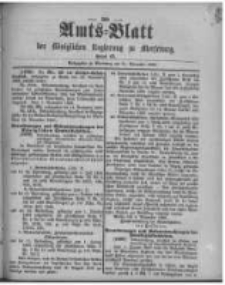 Amtsblatt der Königlichen Regierung zu Merseburg. 1896.11.21 stück 47