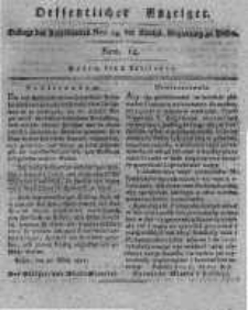 Oeffentlicher Anzeiger. 1817.04.08 Nro.14
