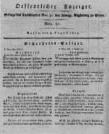 Oeffentlicher Anzeiger. 1817.08.05 Nro.31