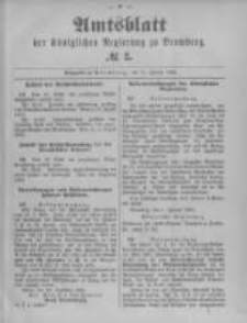 Amtsblatt der Königlichen Preussischen Regierung zu Bromberg. 1894.01.11 No.2