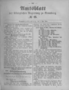 Amtsblatt der Königlichen Preussischen Regierung zu Bromberg. 1894.05.03 No.18