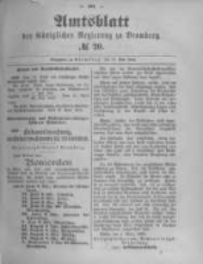 Amtsblatt der Königlichen Preussischen Regierung zu Bromberg. 1894.05.17 No.20