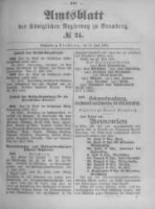 Amtsblatt der Königlichen Preussischen Regierung zu Bromberg. 1894.06.14 No.24