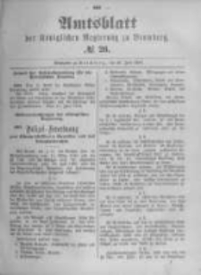 Amtsblatt der Königlichen Preussischen Regierung zu Bromberg. 1894.06.28 No.26
