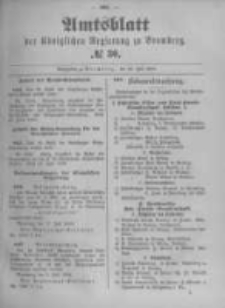 Amtsblatt der Königlichen Preussischen Regierung zu Bromberg. 1894.07.26 No.30