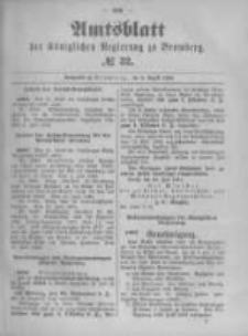 Amtsblatt der Königlichen Preussischen Regierung zu Bromberg. 1894.08.09 No.32