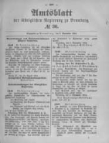 Amtsblatt der Königlichen Preussischen Regierung zu Bromberg. 1894.09.06 No.36