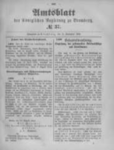 Amtsblatt der Königlichen Preussischen Regierung zu Bromberg. 1894.09.13 No.37