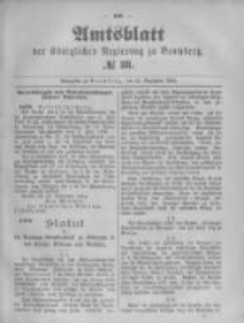 Amtsblatt der Königlichen Preussischen Regierung zu Bromberg. 1894.09.20 No.38