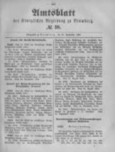 Amtsblatt der Königlichen Preussischen Regierung zu Bromberg. 1894.09.27 No.39