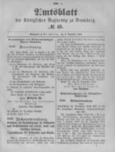 Amtsblatt der Königlichen Preussischen Regierung zu Bromberg. 1894.12.06 No.49