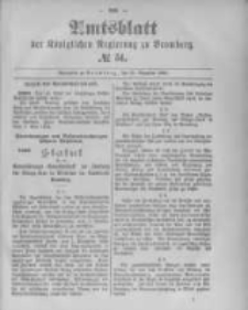 Amtsblatt der Königlichen Preussischen Regierung zu Bromberg. 1894.12.20 No.51