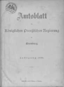 Amtsblatt der K&ouml;niglichen Preussischen Regierung zu Bromberg. 1896.01.02 No.1