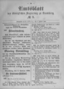 Amtsblatt der K&ouml;niglichen Preussischen Regierung zu Bromberg. 1896.01.09 No.2