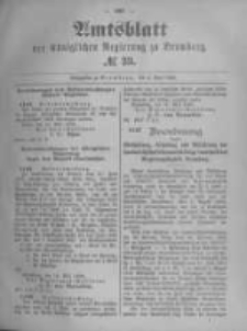 Amtsblatt der K&ouml;niglichen Preussischen Regierung zu Bromberg. 1896.06.04 No.23