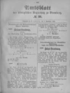 Amtsblatt der Königlichen Preussischen Regierung zu Bromberg. 1896.09.03 No.36